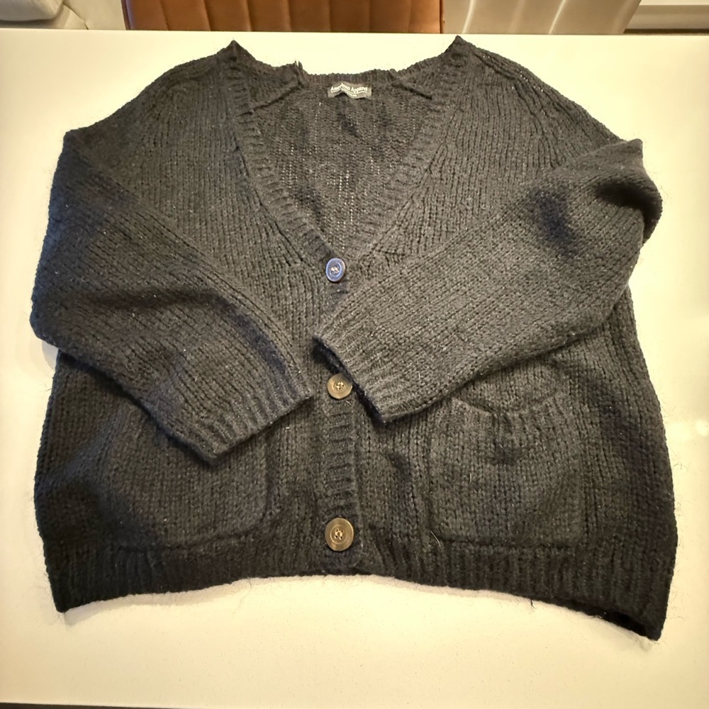 American Apparel Black Knit Sweater